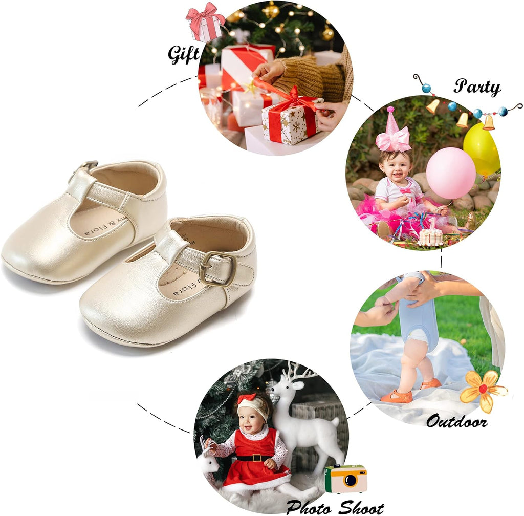 Soft Sole Baby Shoes - Infant Baby Walking Shoes Moccasinss Rubber Sole Crib Shoes