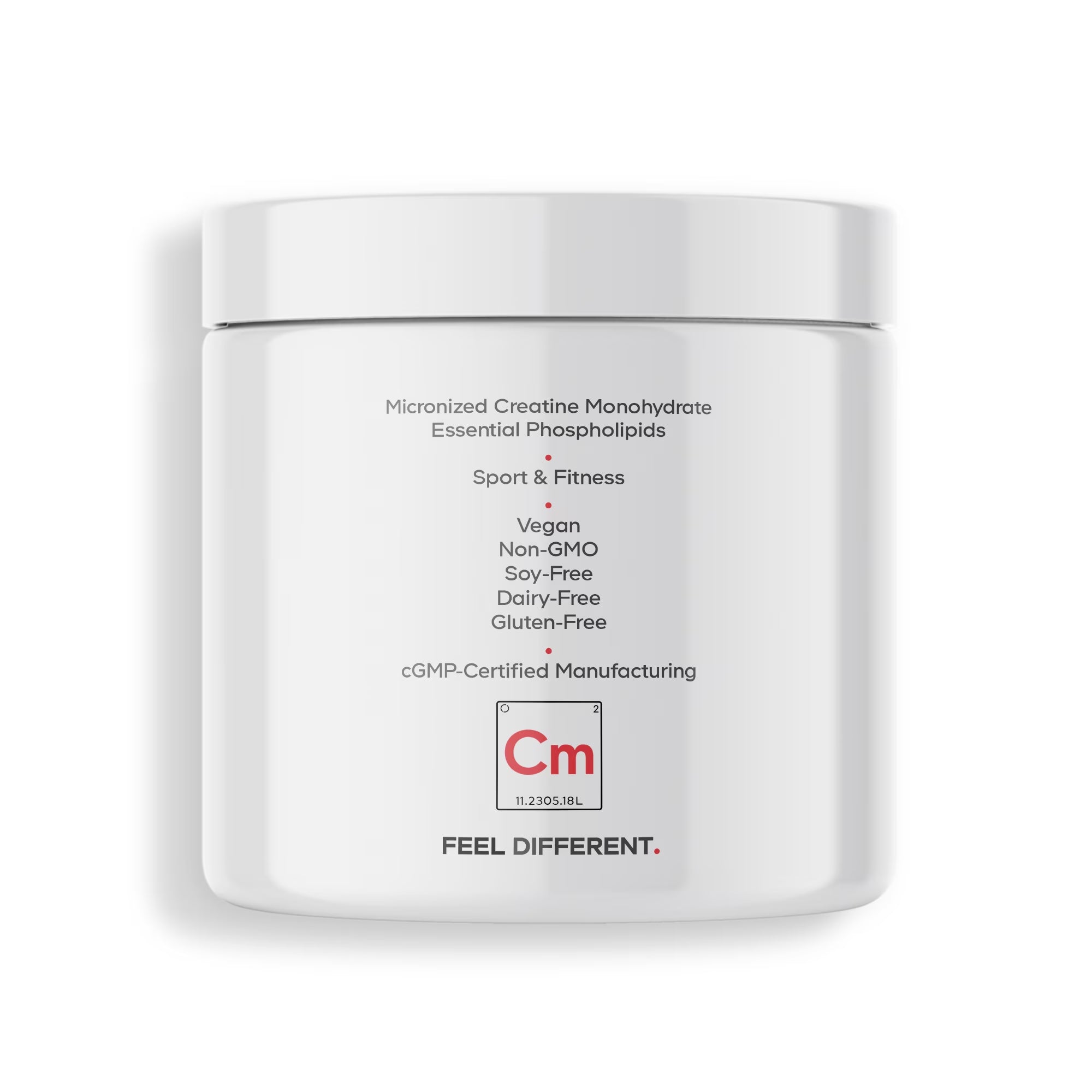 Liposomal Creatine Monohydrate Powder Supplement, Unflavored, 1-Month Supply, 30 Servings
