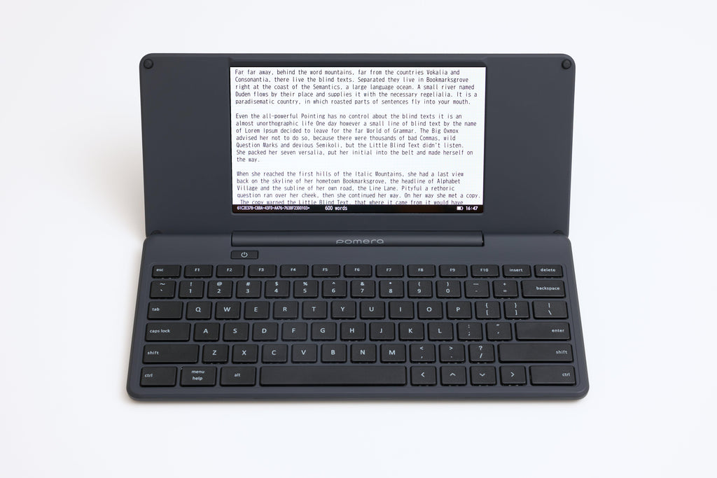 pomera - Full-Suite Typewriter For Focused Writing Includes Screen Protector Film