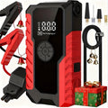 Portable 12V Car Jump Starter, Battery Charger, Air Pump (LED Display)