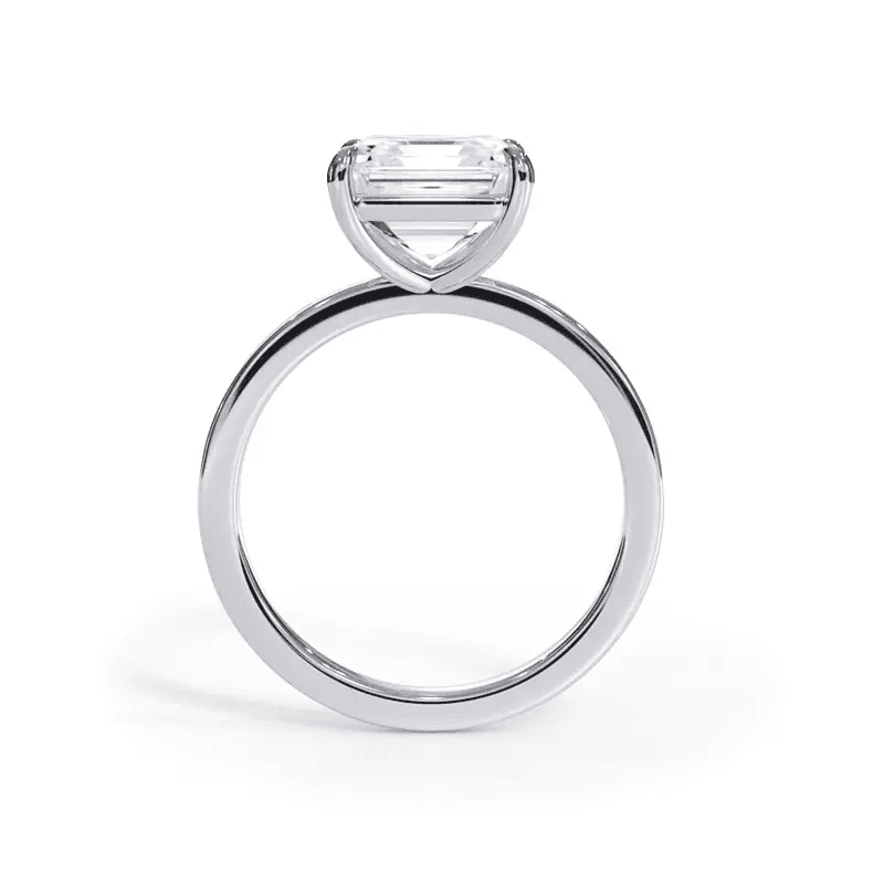 2.00 CTW AGI Certified Lab Grown Diamond Solitaire Engagement Ring – G-VS Clarity, 14K White Gold