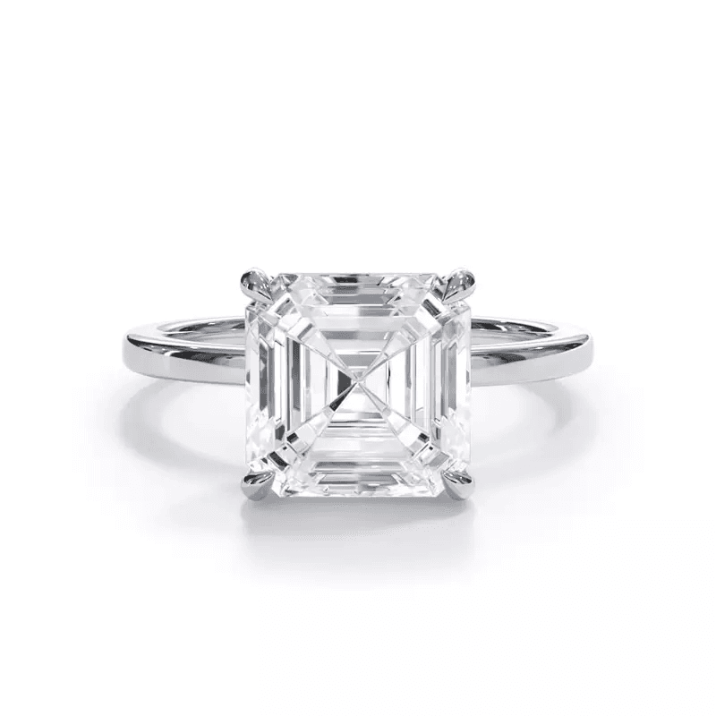 2.00 CTW AGI Certified Lab Grown Diamond Solitaire Engagement Ring – G-VS Clarity, 14K White Gold
