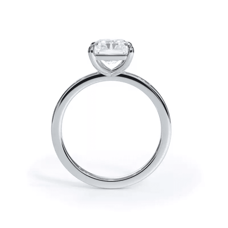 2.00 CTW AGI Certified Lab Grown Diamond Solitaire Engagement Ring – G-VS Clarity, 14K White Gold