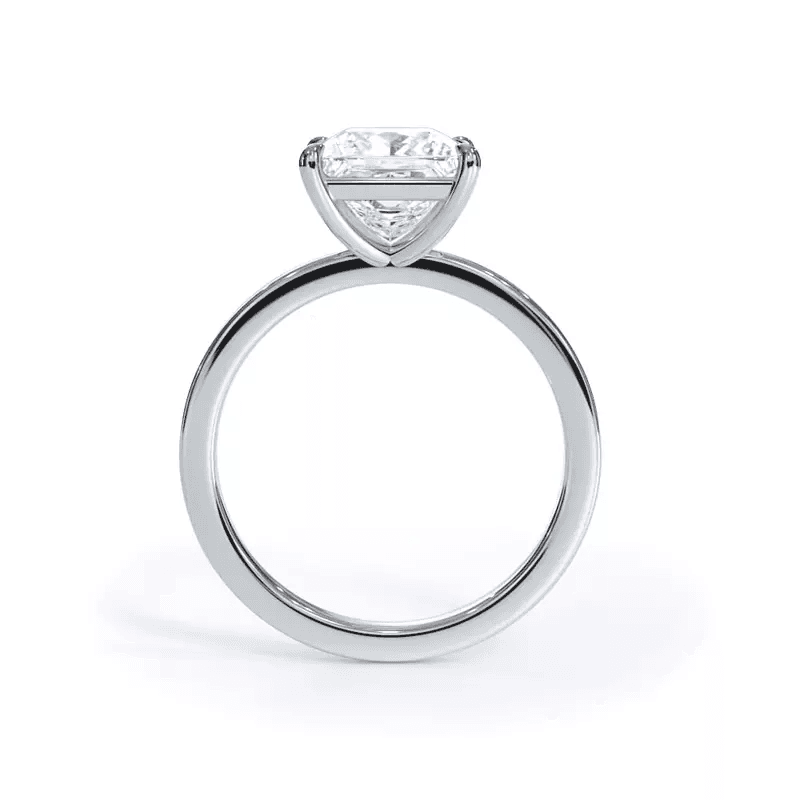 2.00 CTW AGI Certified Lab Grown Diamond Solitaire Engagement Ring – G-VS Clarity, 14K White Gold