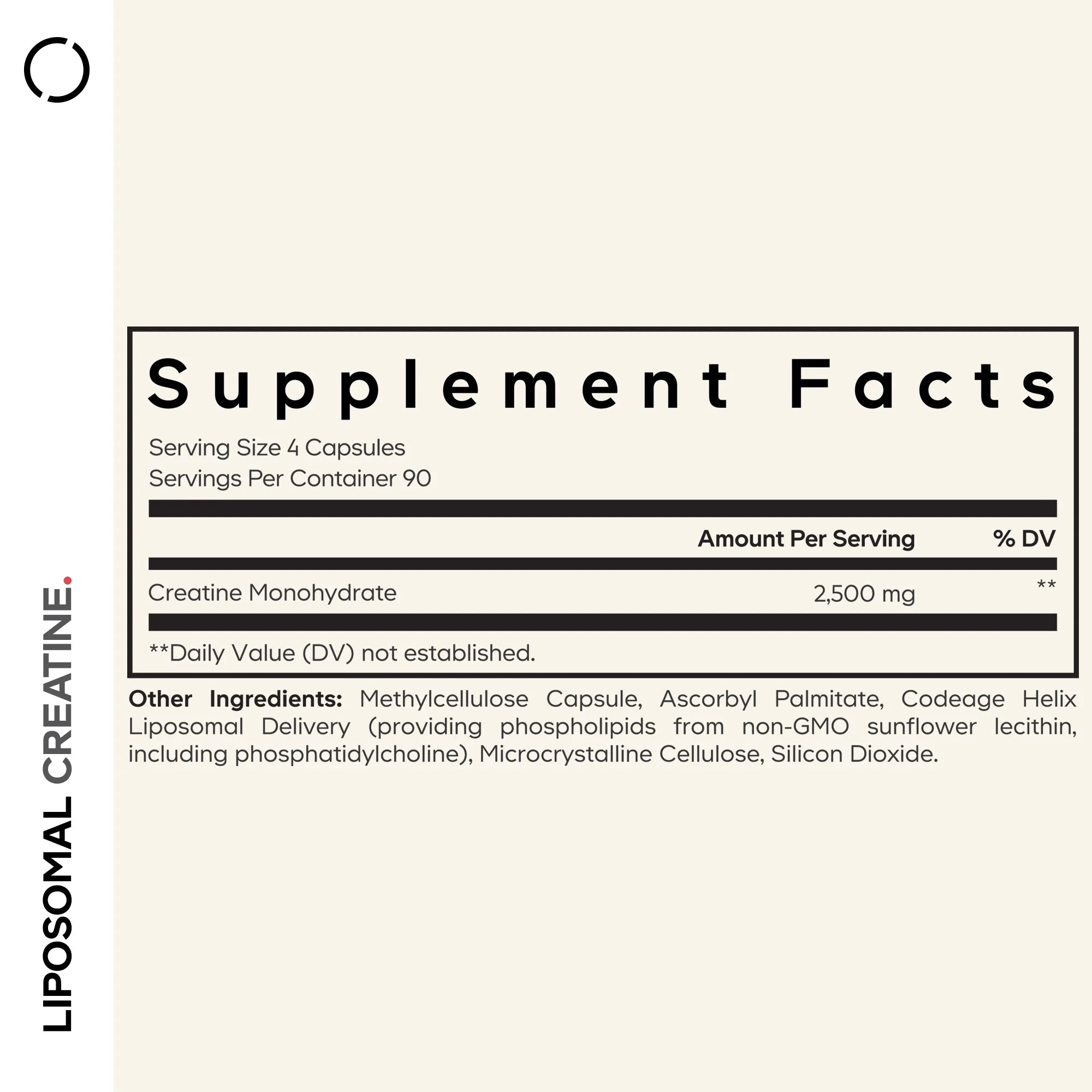 Liposomal Creatine Monohydrate Capsules, Micronized Creatine 2500Mg Sports Nutrition, 360 Ct