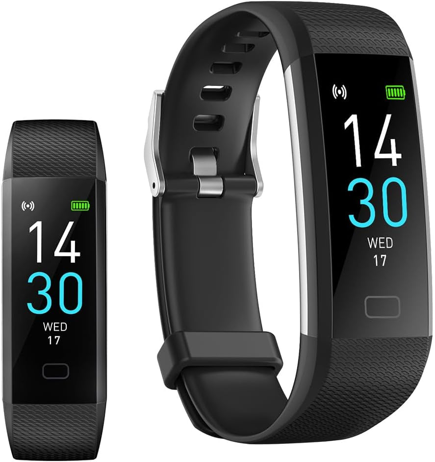 Fitness Tracker with Heart Rate Monitor/Step Counter/Calories, Smart Watch Activity Tracker Sleep Monitor, IP68, Health Tracker Pedometer for Man Women