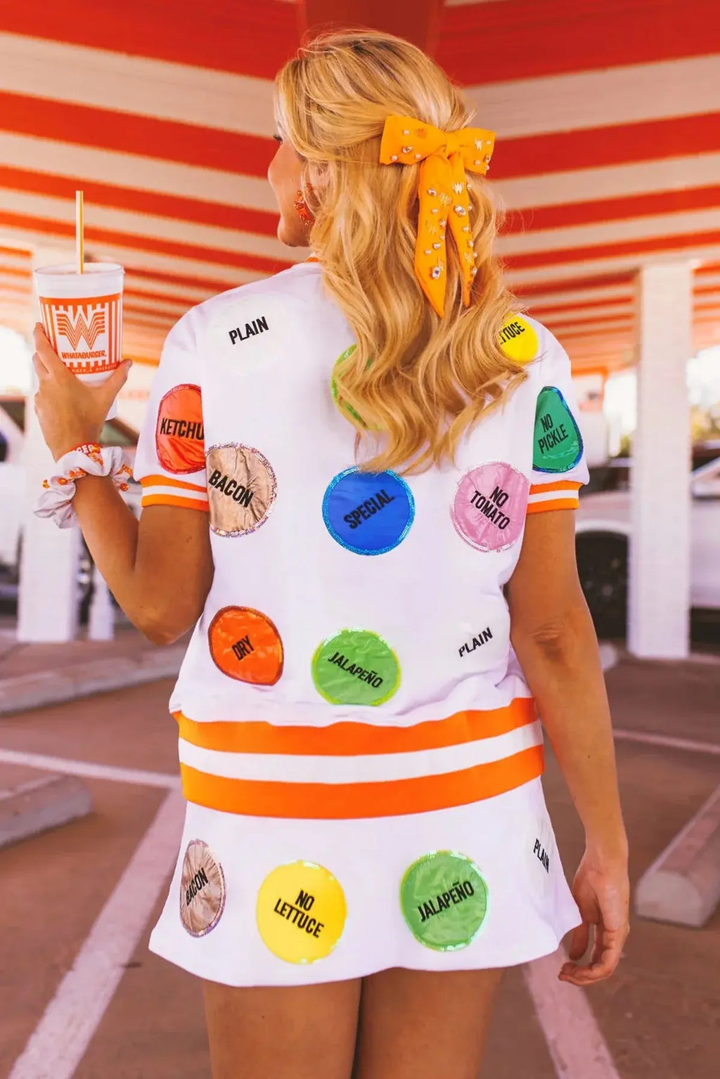 Brianna Cannon-Whataburger Day Dot Skort